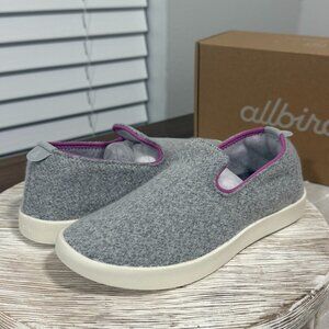 allbirds Smallbirds Wool Lounger Kids Youth 1 Slip On Sneaker Grey Casual Shoe